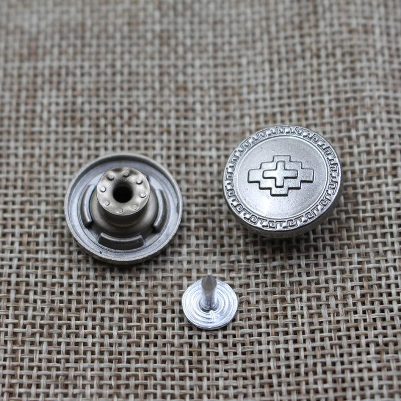 Wholesale Cheap Price high quality fashion design metal jeans button for clothes