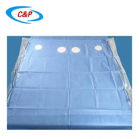 Waterproof EO Sterile Cardiovascular Angiography Surgical Drape Pack With CE ISO13485 Certification