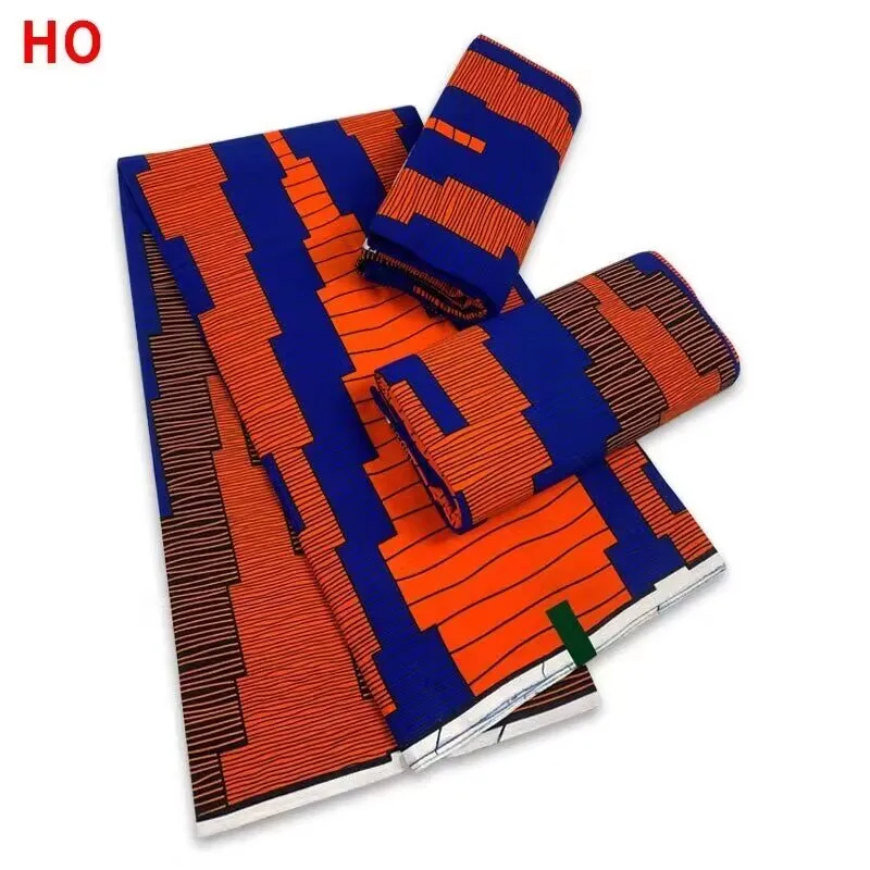 ACI African Wax Dutch Loincloths Fabric Cotton Veritable Real Wax African Print Fabric 6 Yards/Piece For Wedding Dress