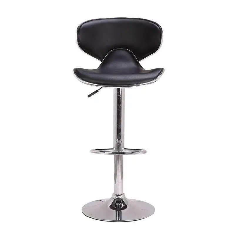 Bar Stools Set Of 2 Swivel Footrest Back Height Adjustable Retro Brown Bar Stools For Kitchen Counter