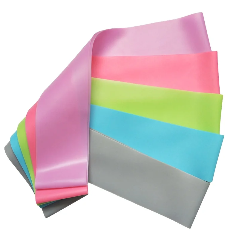 V1017 TPE Yoga Roller Resistance Band Set Custom Logo Fabric Rubber Latex for Fitness Body Chest Training