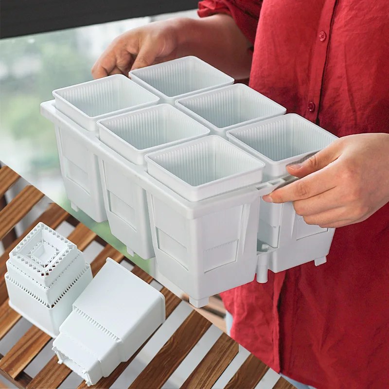 
Windowsill Herb Planter Box Rectangular Indoor Garden for Kitchens Grow Plants Flowers or Succulents 