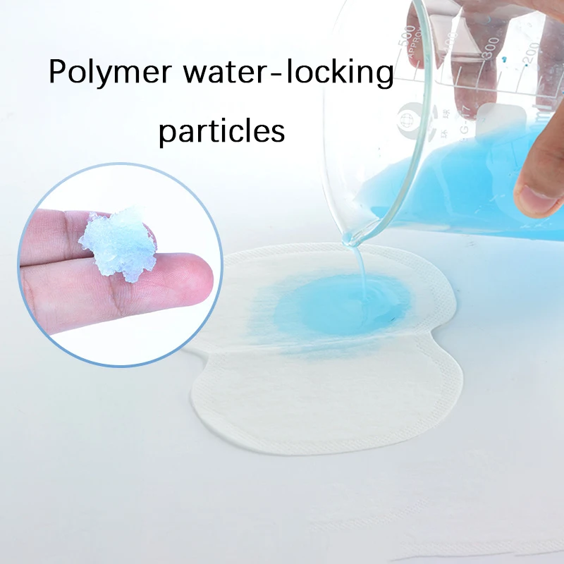 40pcs ultra-thin underarm sweat-absorbing sticker invisible anti-perspirant sticker polymer mint silver ion