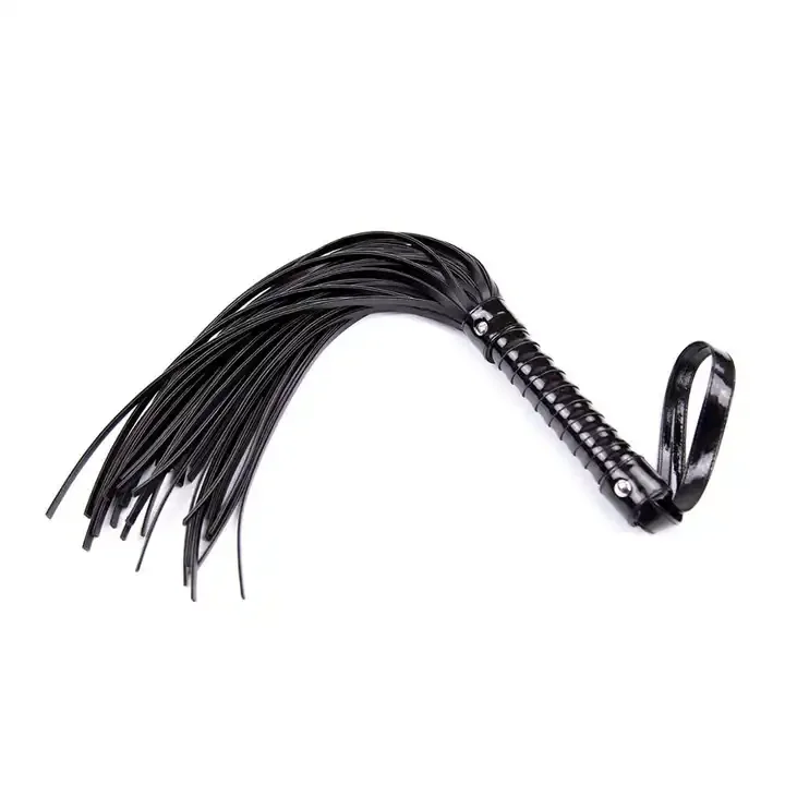 PU Leather Slave Spanking Whip Flogger Paddle Fetish BDSM Couple Sex Game Adult Erotic Toys