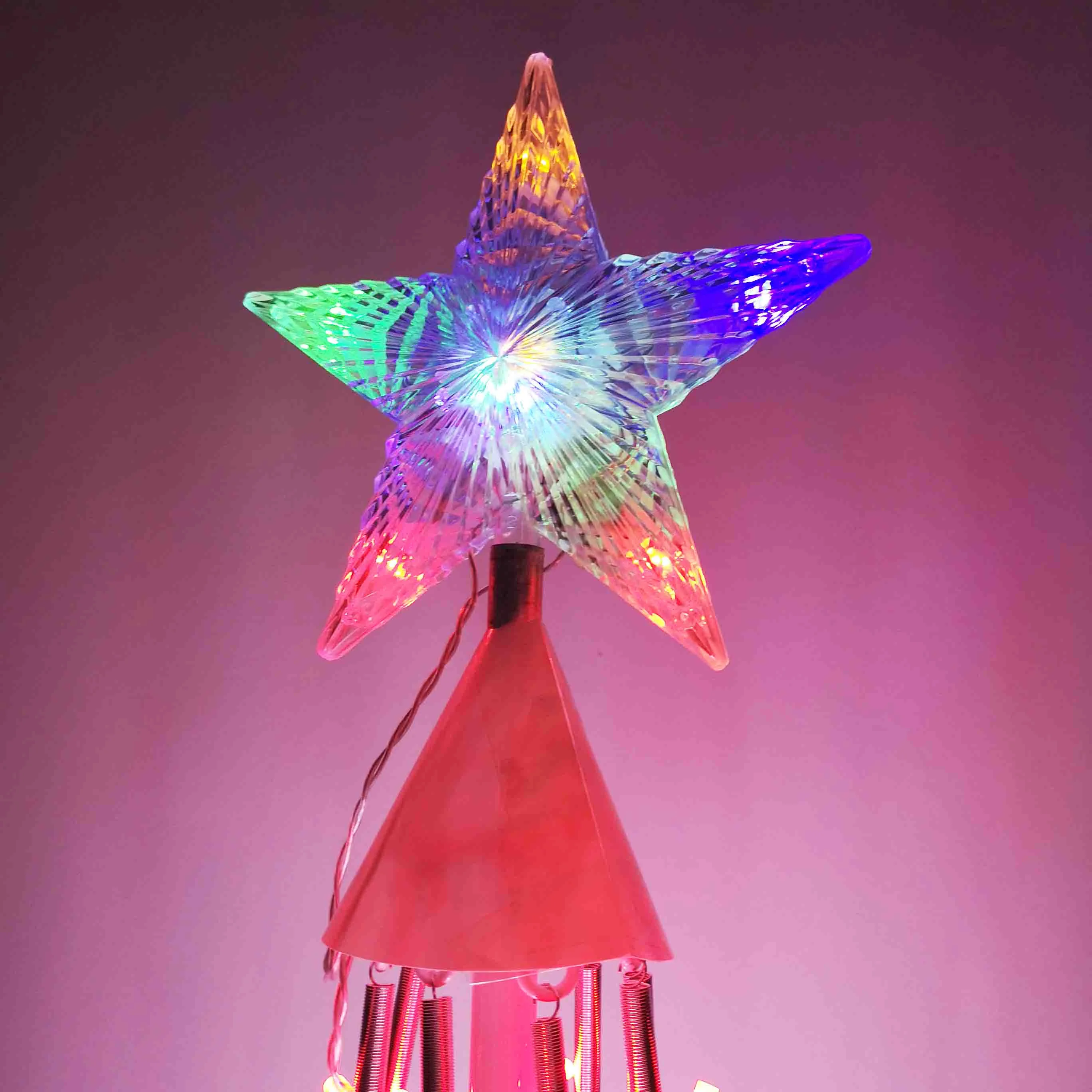 Smart LED Christmas Tree Lights Transformer Cone Tower Shape Multi Color Changeable Christmas tree light  For Holiday Celebrate