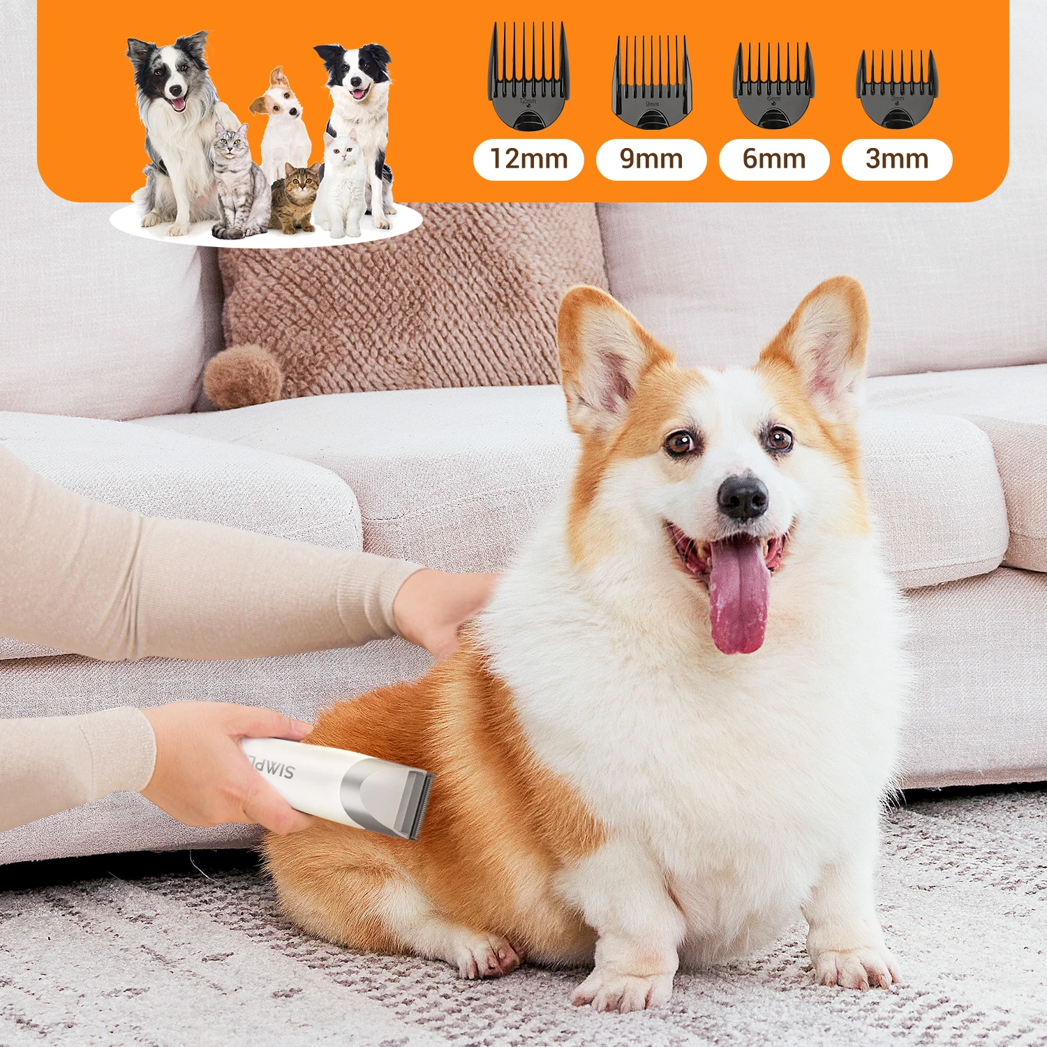 Newest Pets Grooming Cleaning Trimmer Dog Cat Kit Brush Hair Deshedding Tool Pet Grooming Vacuum
