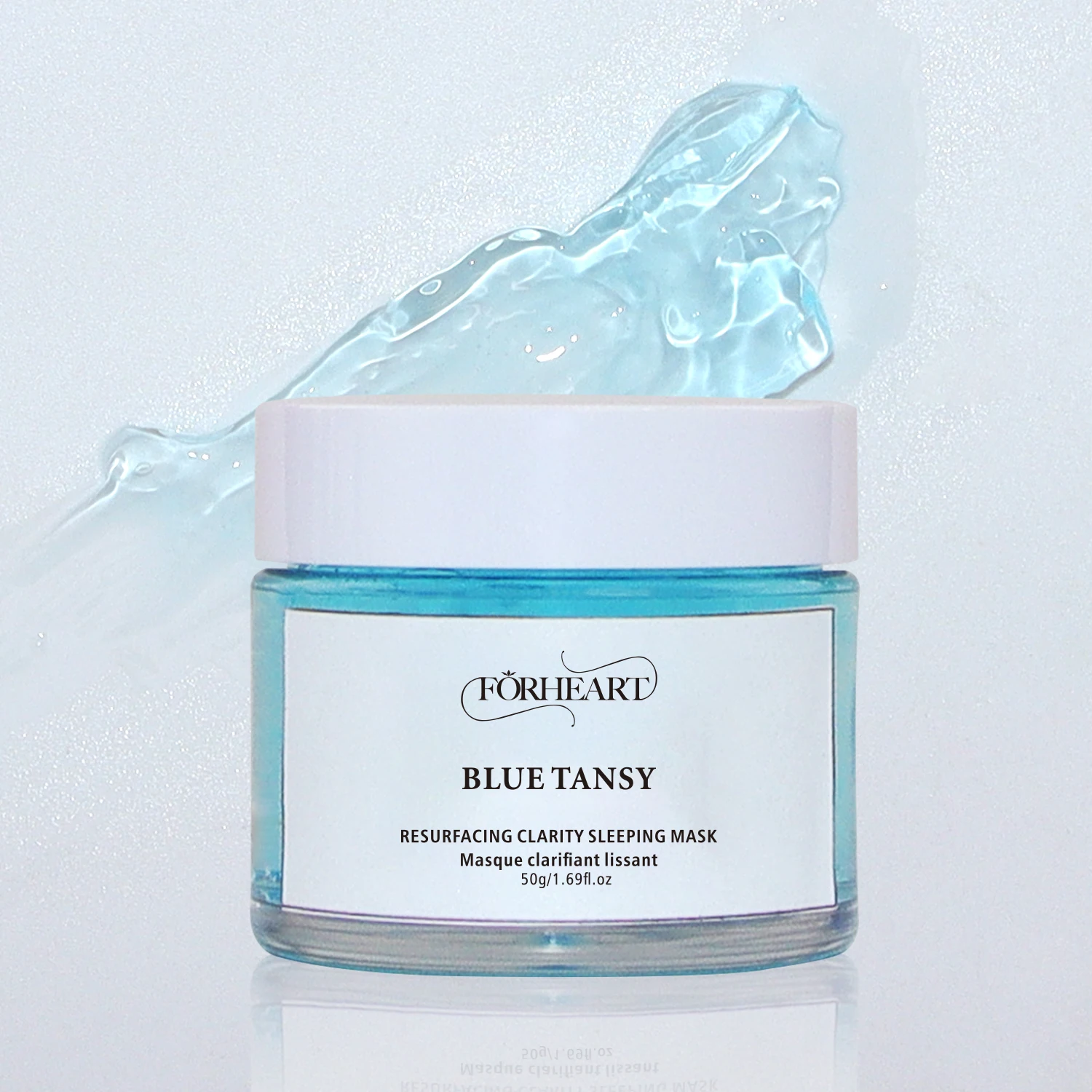 Custom  Private Label Vegan Nourishing Firming Blue Tansy Face Night Sleeping Jelly  Mask For Face Care