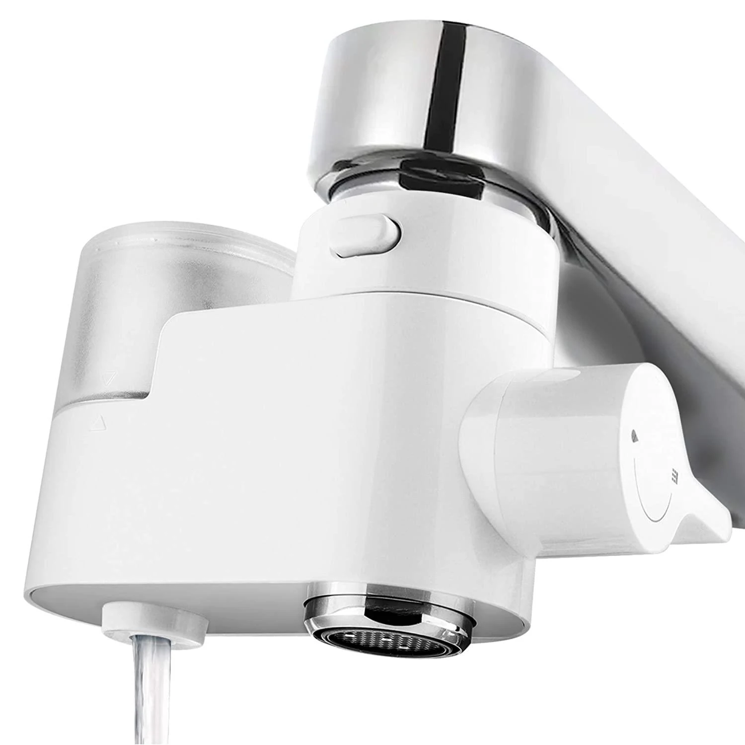 White Upgraded Multi-Stage ACF Small Faucet Mount Water Filter mini water tap filter