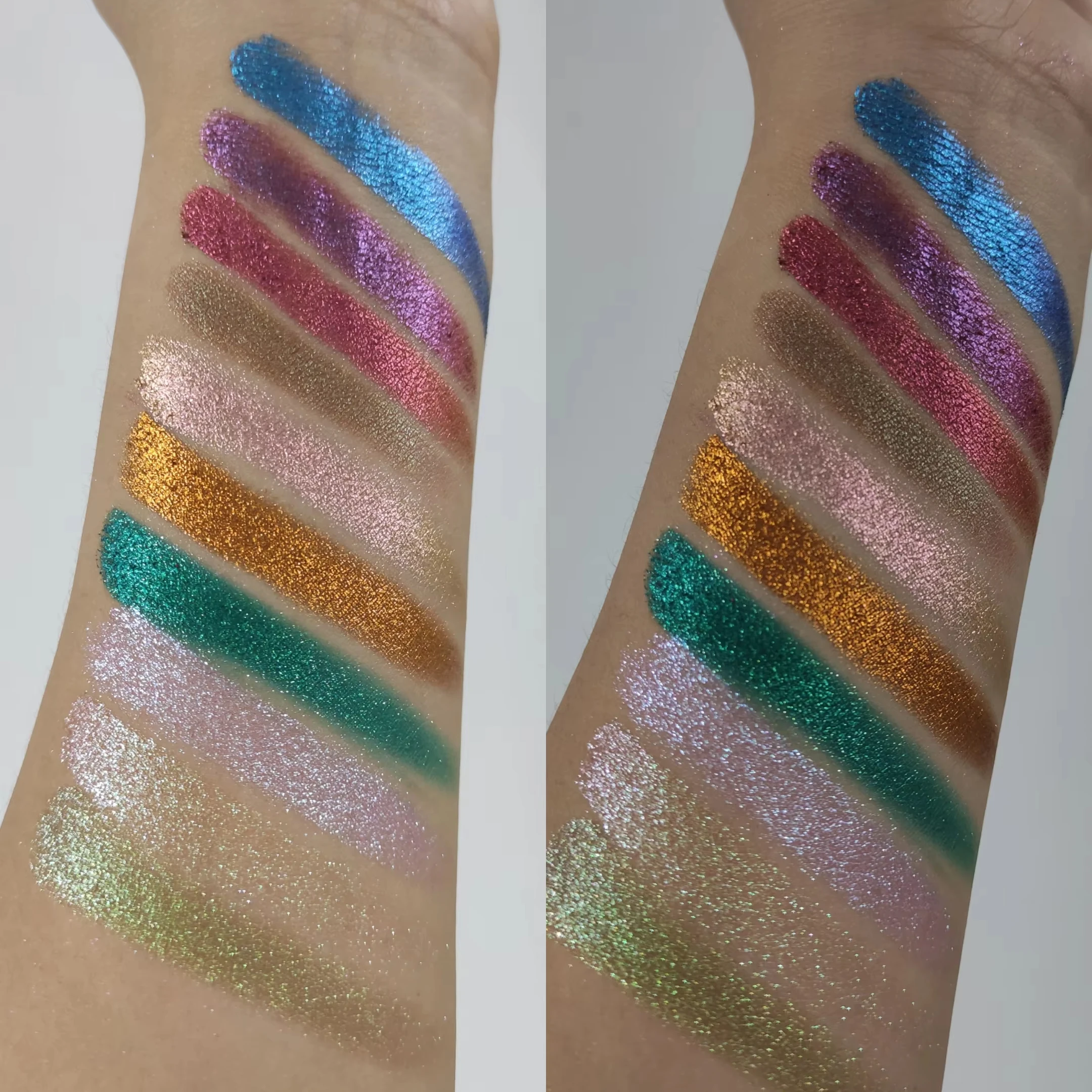 Pressed Duochrome Eyeshadow Cruelty Free Vegan Beauty Cosmetics Makeup Low MOQ in Stock