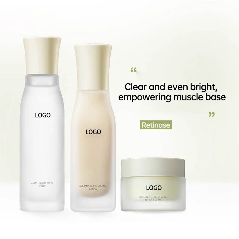 Natural Vegan Korean Whitening Organic Skincare Kit Skin Care Set