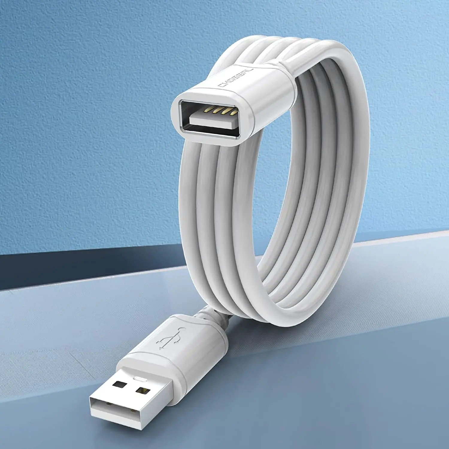 Электронные издания CHOSEAL USB кабель-удлинитель для 2,0 Мужской к женскому удлинитель данных для ПК клавиатура принтер компьютерная мышь (9.