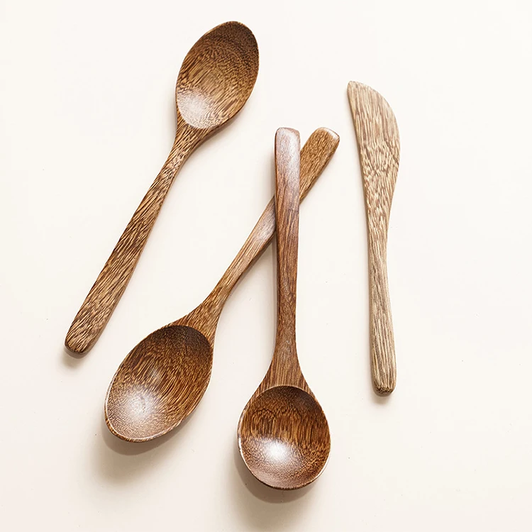 
High quality custom natural mini small bamboo wooden dinner spreader butter cheese knife 