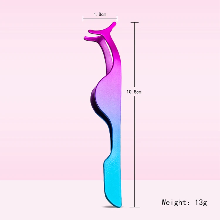 2020 pincet OEM custom eyelash extension tweezers laah lash eyelash curler