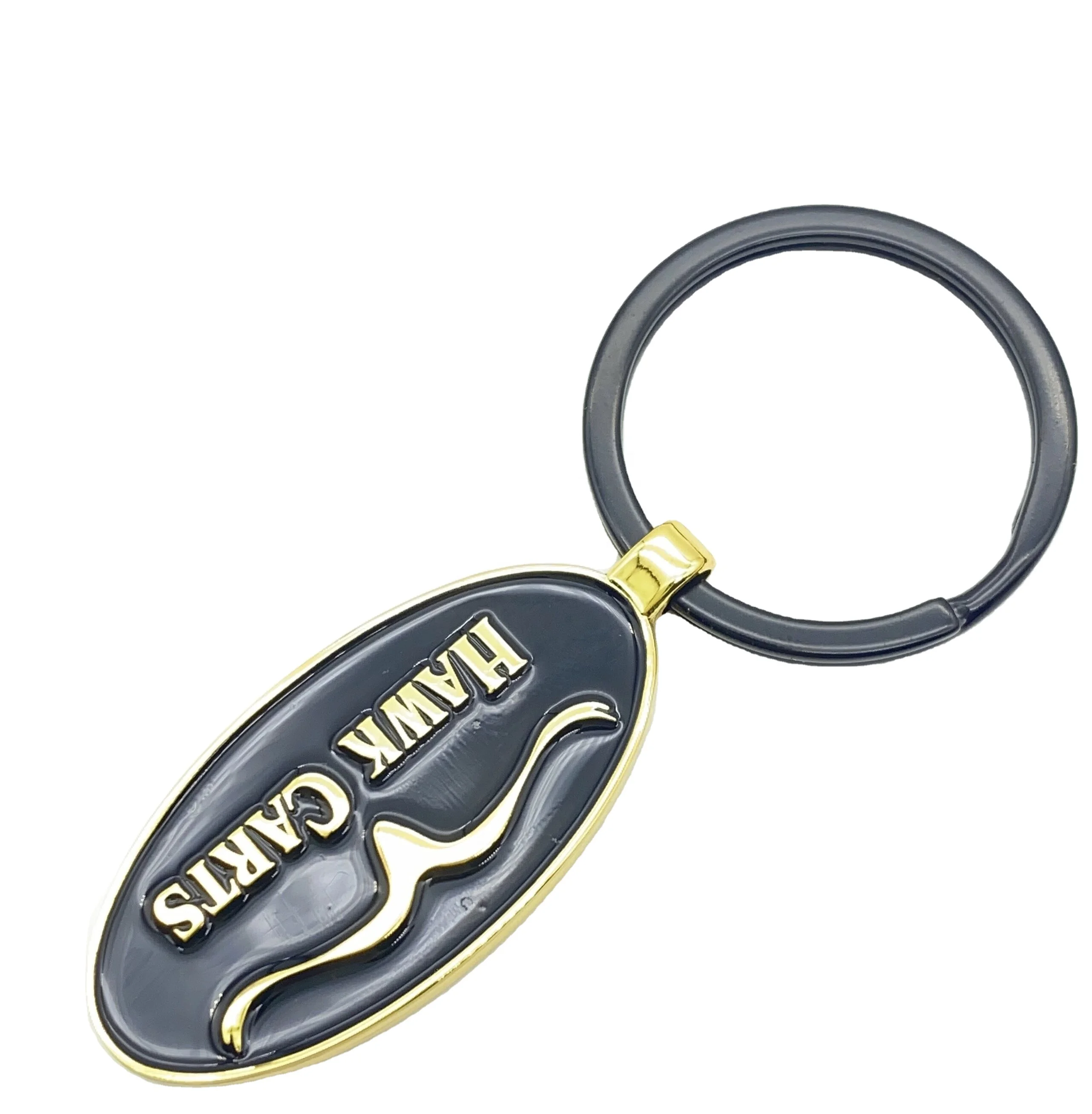 Promotional gifts Zinc alloy Antique Nickel color practical  Creative design metal key ring