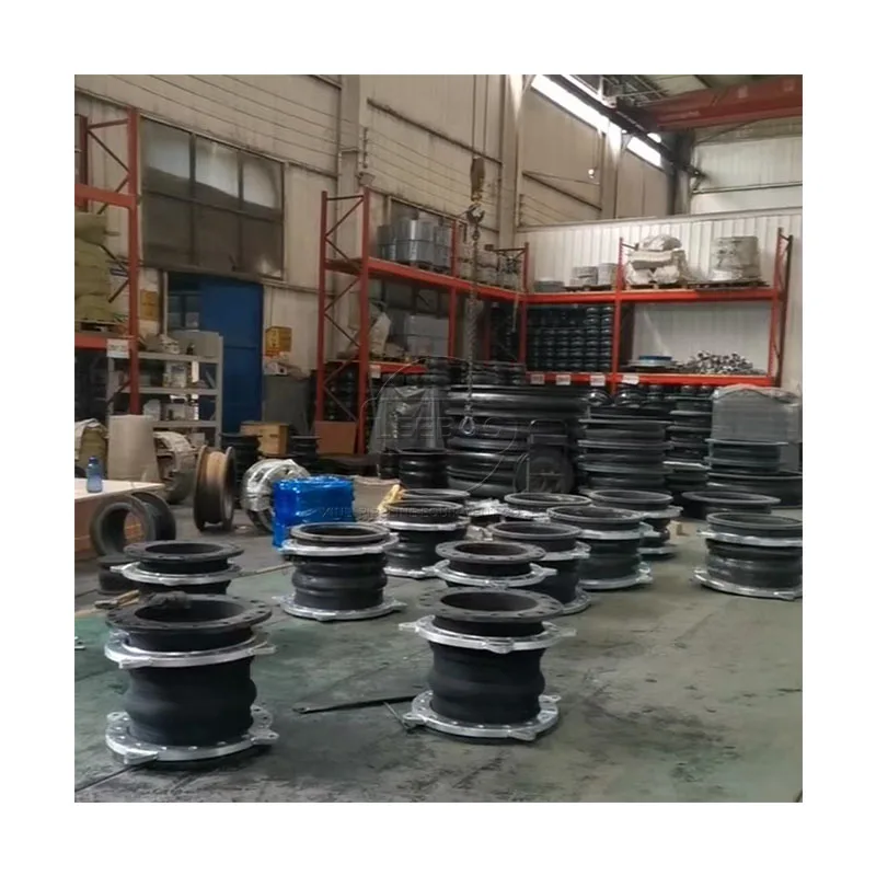 China Top Flexible connector flange type CL150 dn40-600 pump used reinforced bellows flex anti noise rubber expansion joint