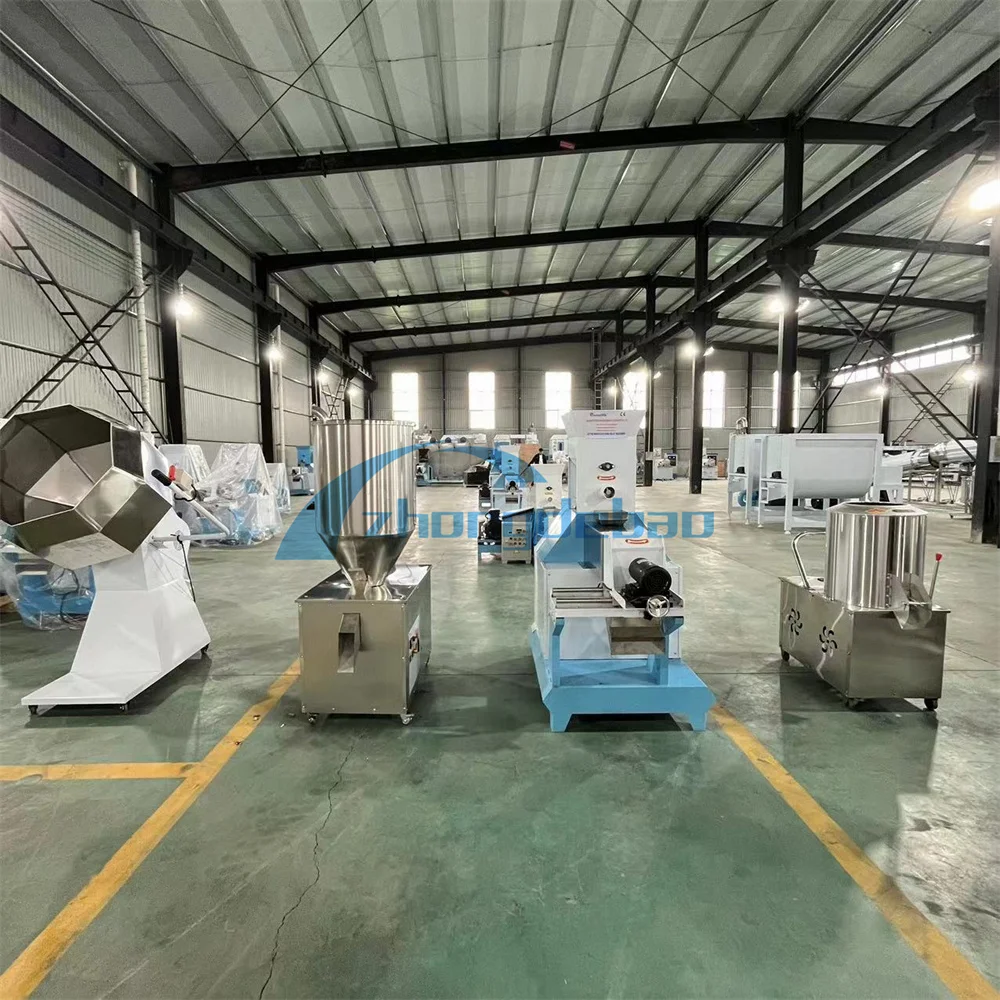 Hot sale feed extruder production line fish feed Dog food and cat food pellet machine floating feed extruder machine