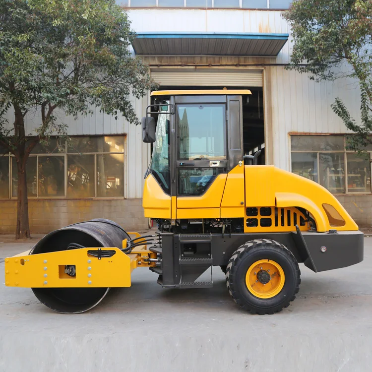 High Quality New Vibratory Road Roller Single Drum Road Roller Compactor With Roller Parts For Sale