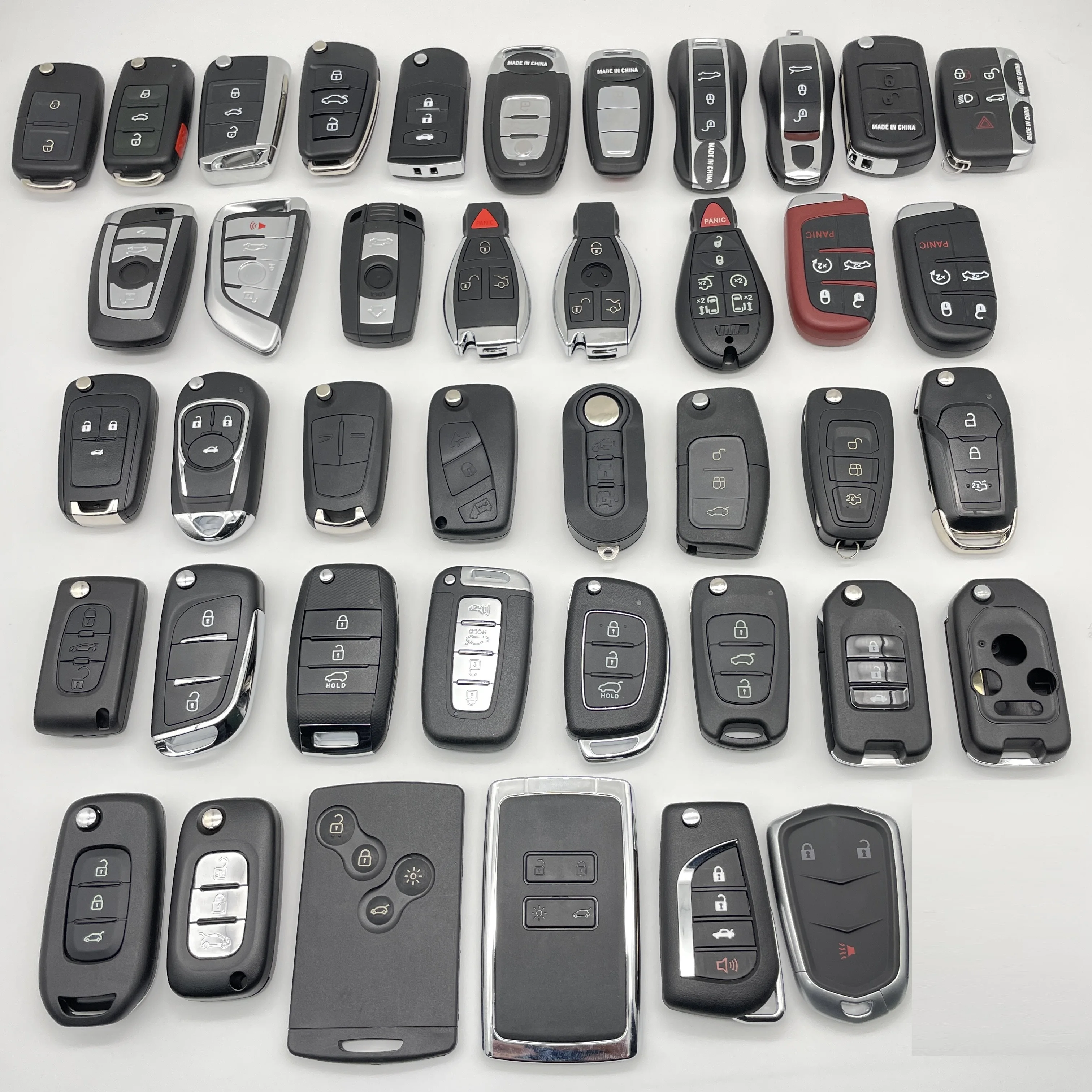 Auto Automotive Flip Transponder Smart Key Blank Cover Shell Housing For Aftersales Refit Market