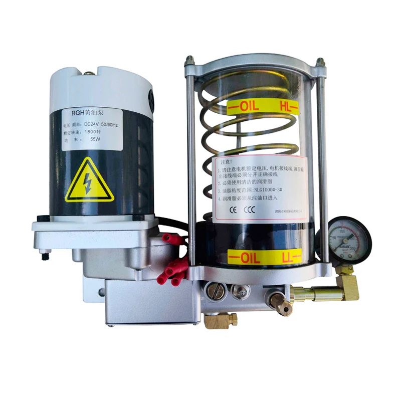 MIRAN central lubrication system used for CNC machine 1L Progressive electric butter injector grease lubrication plunger pump