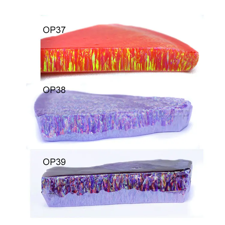 Factory Price 98 Colors Synthetic Opal Rough MOQ 50g Each Color Uncut Opal Rough