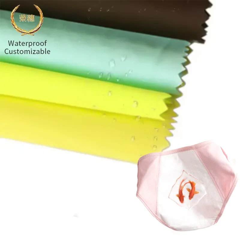 Многоразовая Водонепроницаемая 100% полиэфирная спандекс ламинированная ТПУ пленка Pul ткань для физиологического нижнего белья подгузник