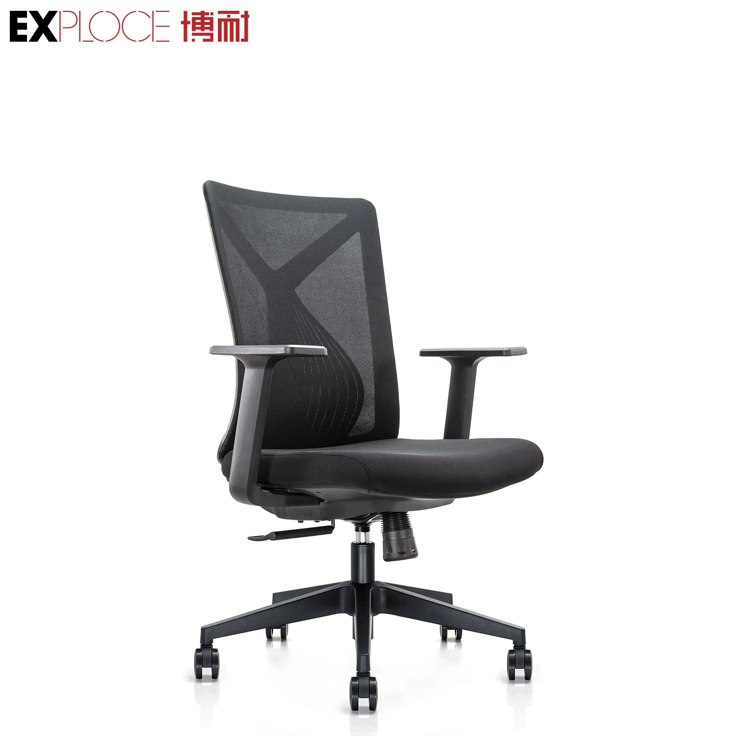 Cadeiras de escritorio comfortable office furniture office desk chairs with wheels mesh ergonomic chair back fabric office chair