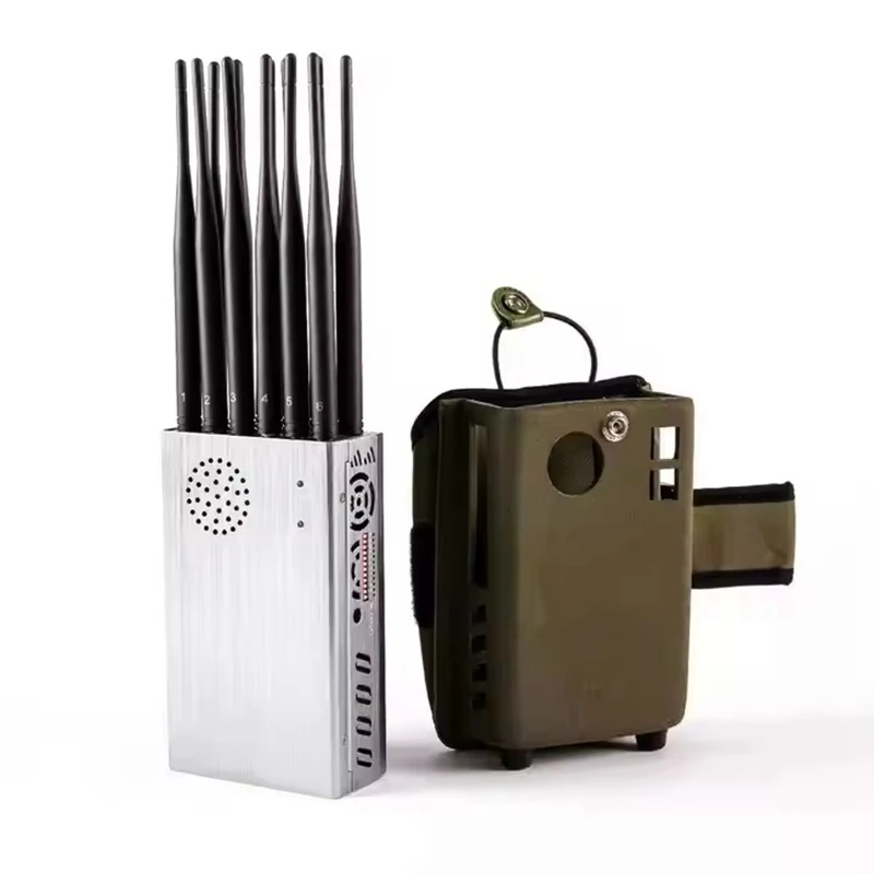 Portable Can Customized 12 Antenna Mobile Phone gsm DCS 2G 3G 4G 5G GPS WIFI Lojack Signal Detector With Nylon Cover