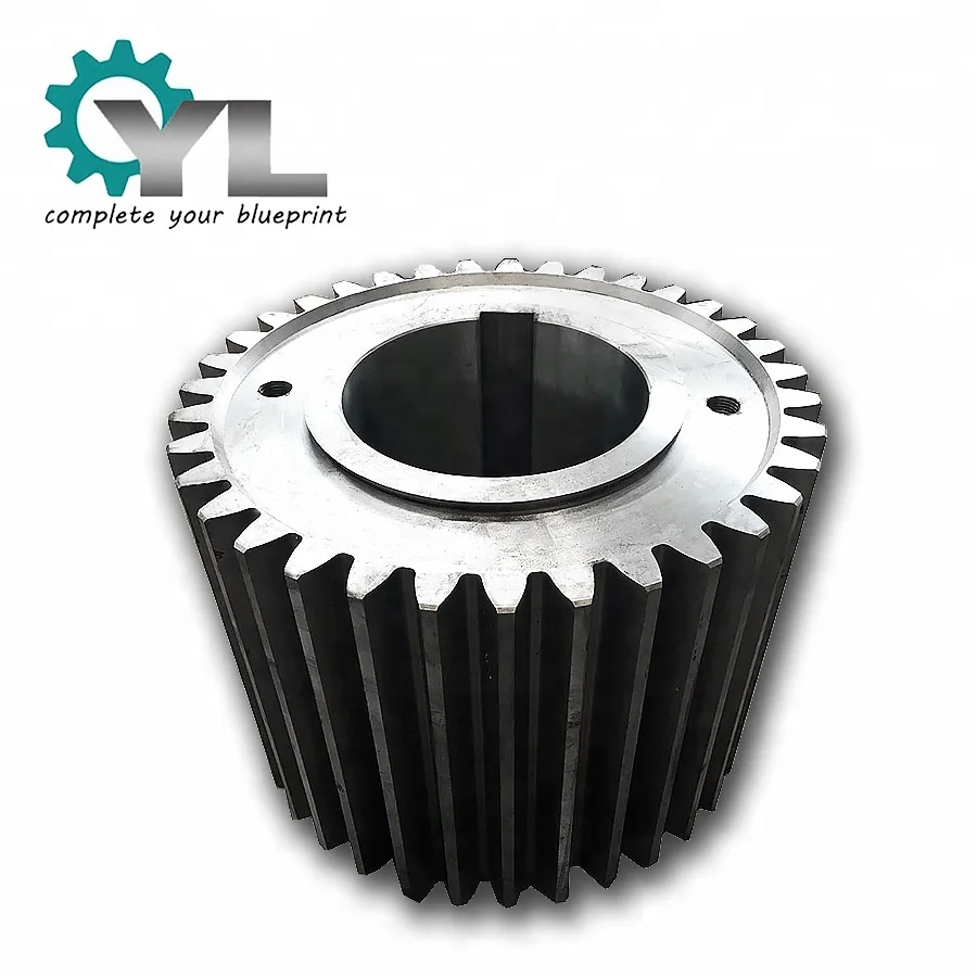 Drawing Design Cement Industrial Transmission Pinion Mixer Gear