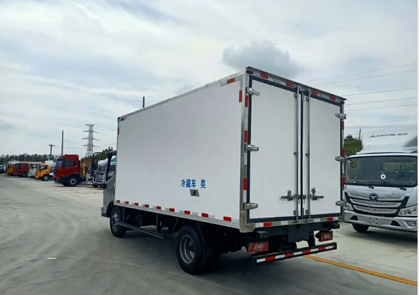 Foton Новый 4x2 8 тонн 9 10 механическая коробка передач рефрижератор евро 6 морозильник фургон для перевозки замороженных продуктов