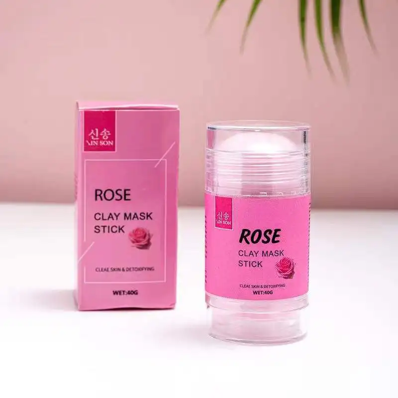 BMCS OEM 10 Types Deep Cleansing Clay Facial Mask Purple Eggplant Mud Mask Stick Green Tea Mask Stick