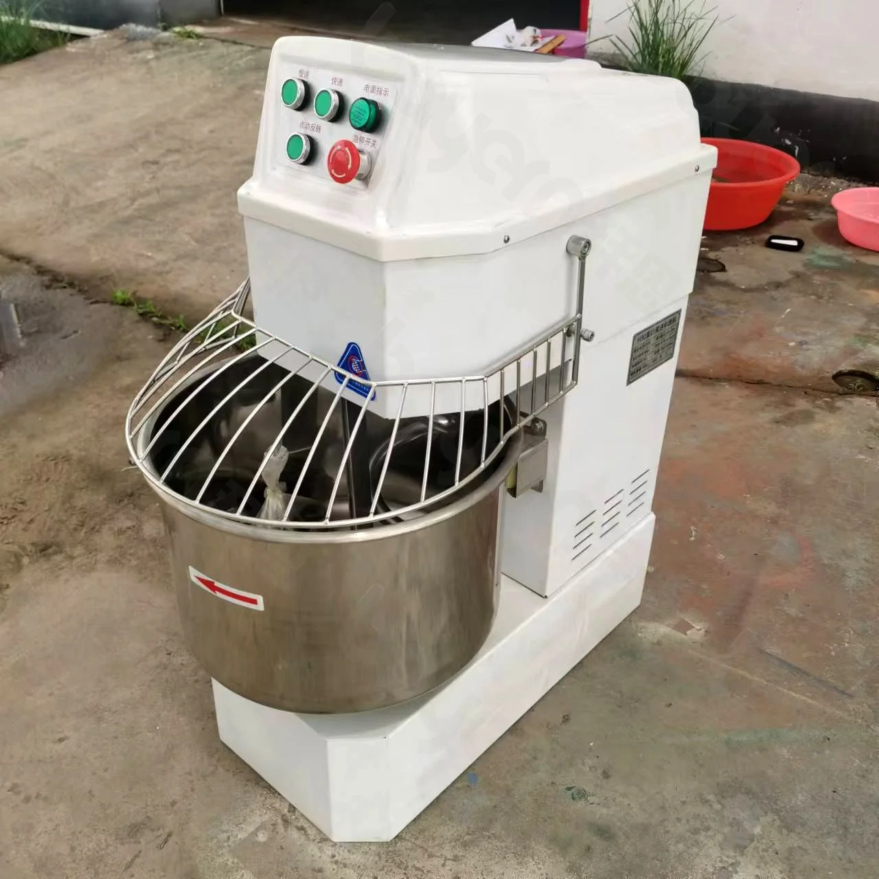 Commercial Bread Making Machine Dough Mixing Machine Flour Mill Bakery Bread  Pizza Noddle Cake Dough Mixer