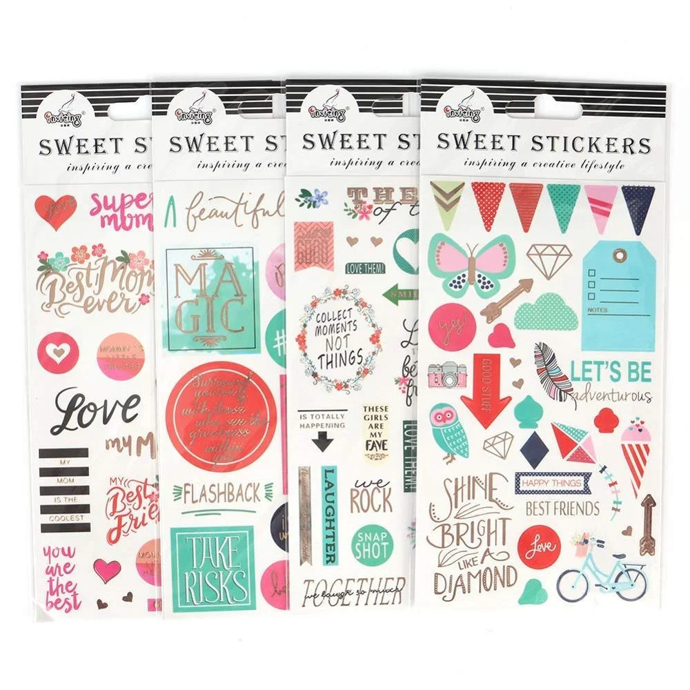 Custom Vinyl UV Waterproof Die Cut Window/ Wall/Car Stickers