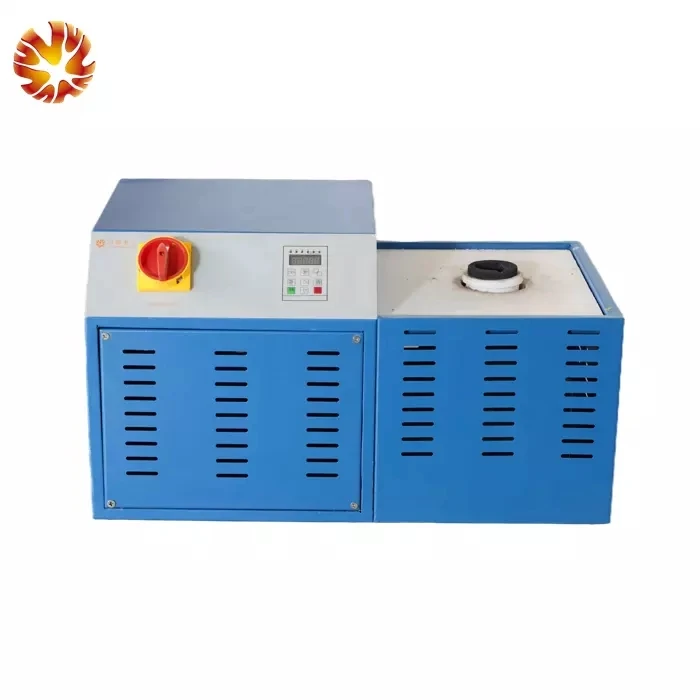 wholesale price copper smelting oven crucible 5kg 10kg induction heating furnace brass pot smelter gold melting machine