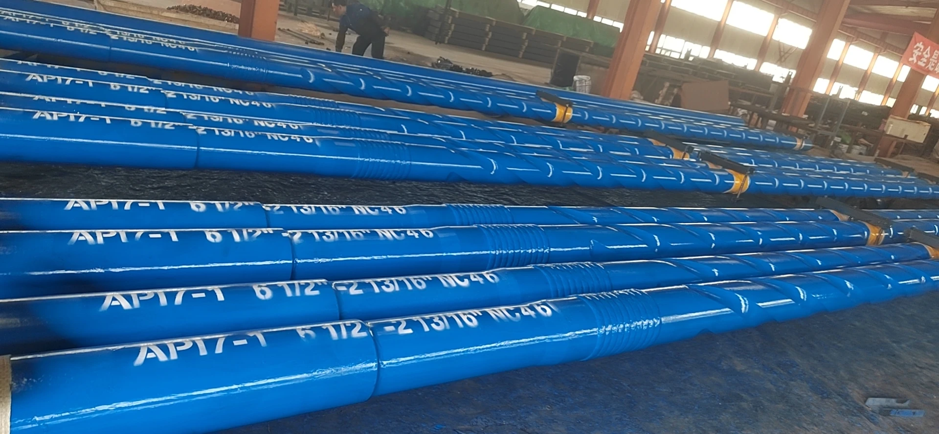 oilfield string 8 od 2-13/16 id 31ft slick spiral aisi 4140 4145h API drill dog collar for oil well drilling and workover rig