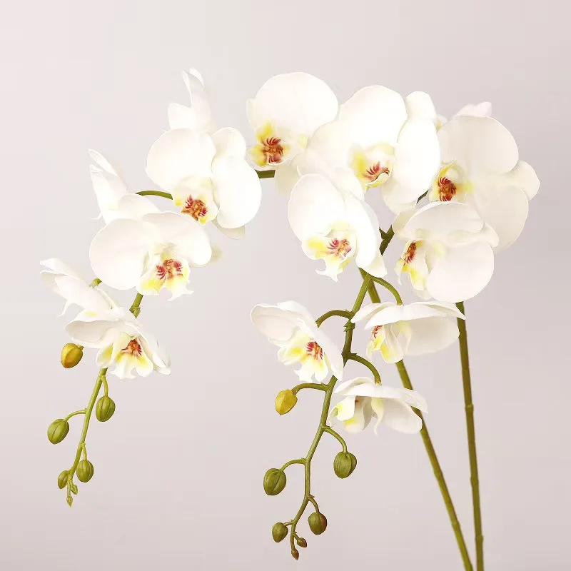 Hot Selling Artificial Orchid Petals Flowers Real Touch Phalaenopsis Flower For DIY Craft Home Wedding Party Decorations
