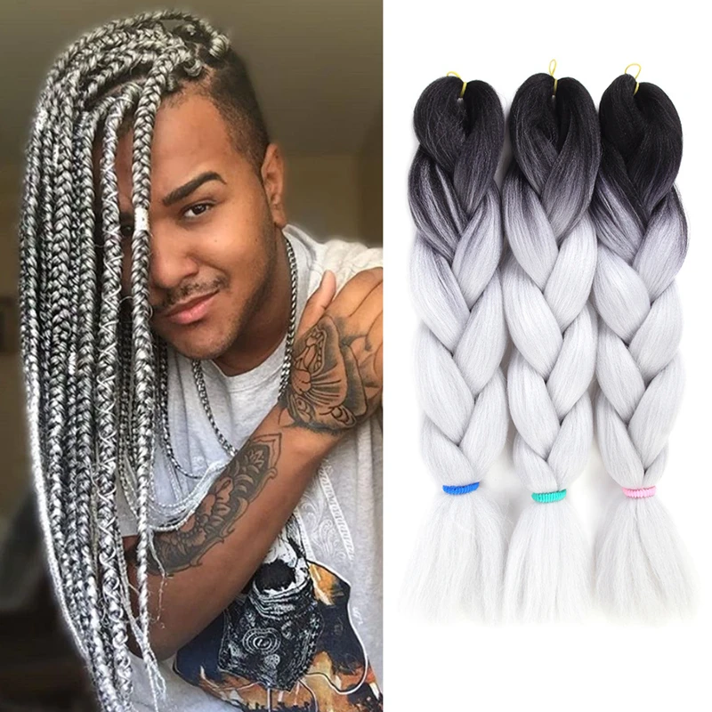 24inch Wave Crochet Ombre Braiding Hair Jumbo Braids Manufacturers Synthetic Fiber Perm Yaki Hair Extensions for black Women
