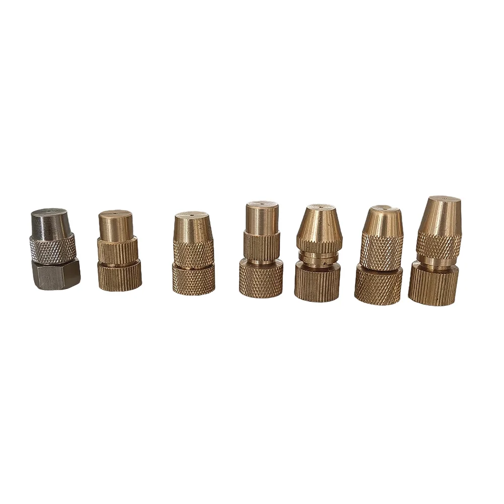Customized good quality high pressure five color copper brass car wash water quick connector spray nozzle