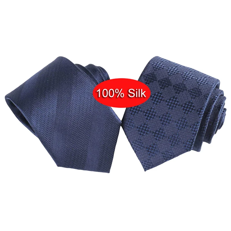 Wholesales Custom Silk Italy Stylish High Quality Classic Pattern Tie Suit Accessories Fashion Pure Silk Neckties For Mens