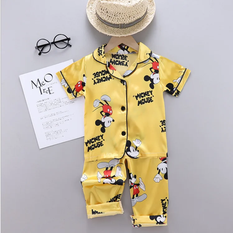 Short-Sleeved Trousers Boys Pajamas Brand Factory Wholesale Baby Kids Pajamas Shark Baby Two Piece Pajamas