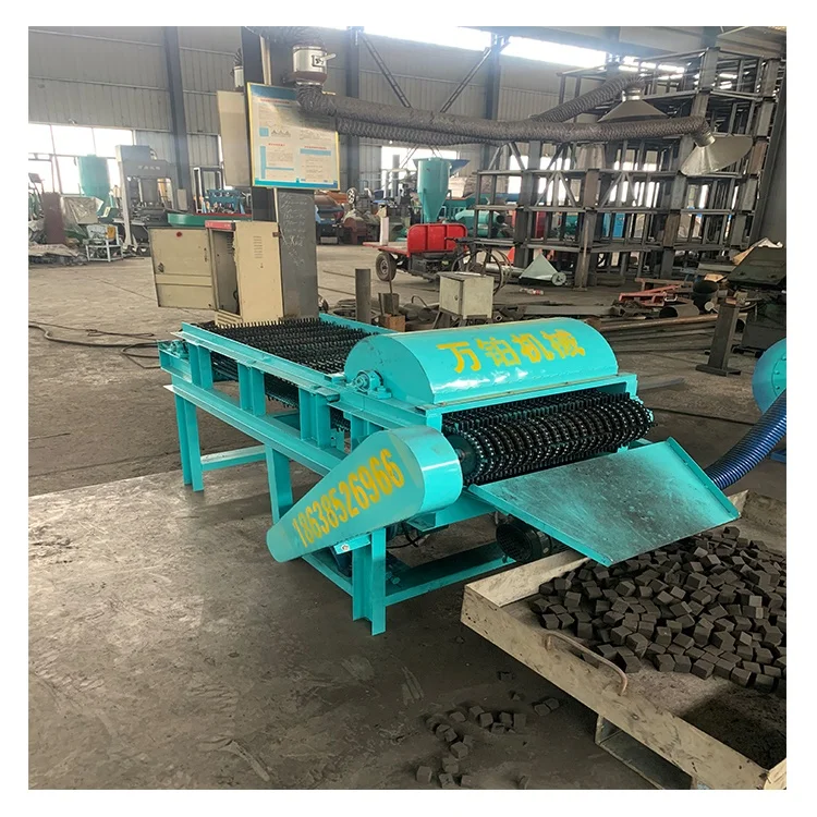 China sawdust-briquette-charcoal with cutter