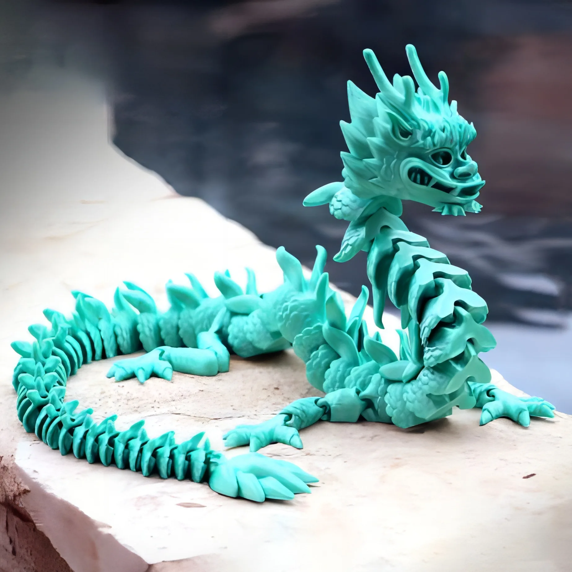 3D фигурка дракона
