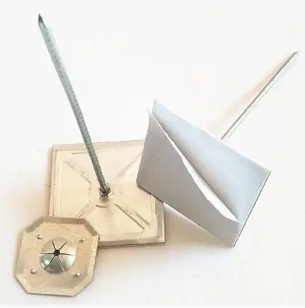 Aluminum 110 mm Self Adhesive Insulation Pins with 30 mm speed clips