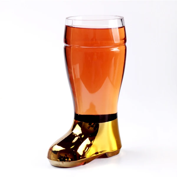 2025 Cheap Personalized Handmade Crystal Custom Brand Boot Beer Glass