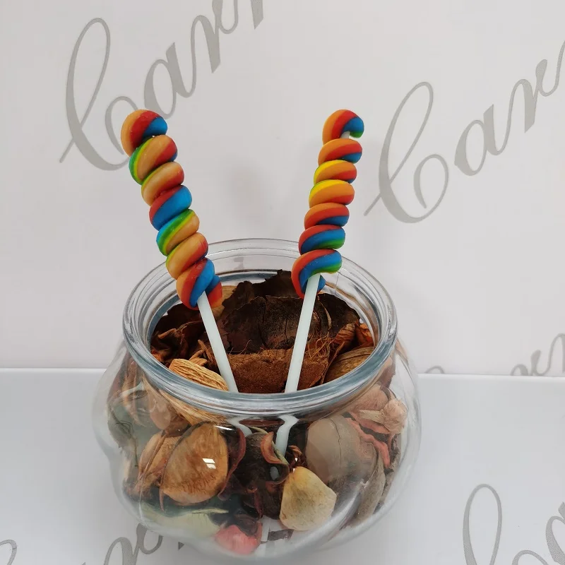 
hot sell rainbow twisty lollipop 