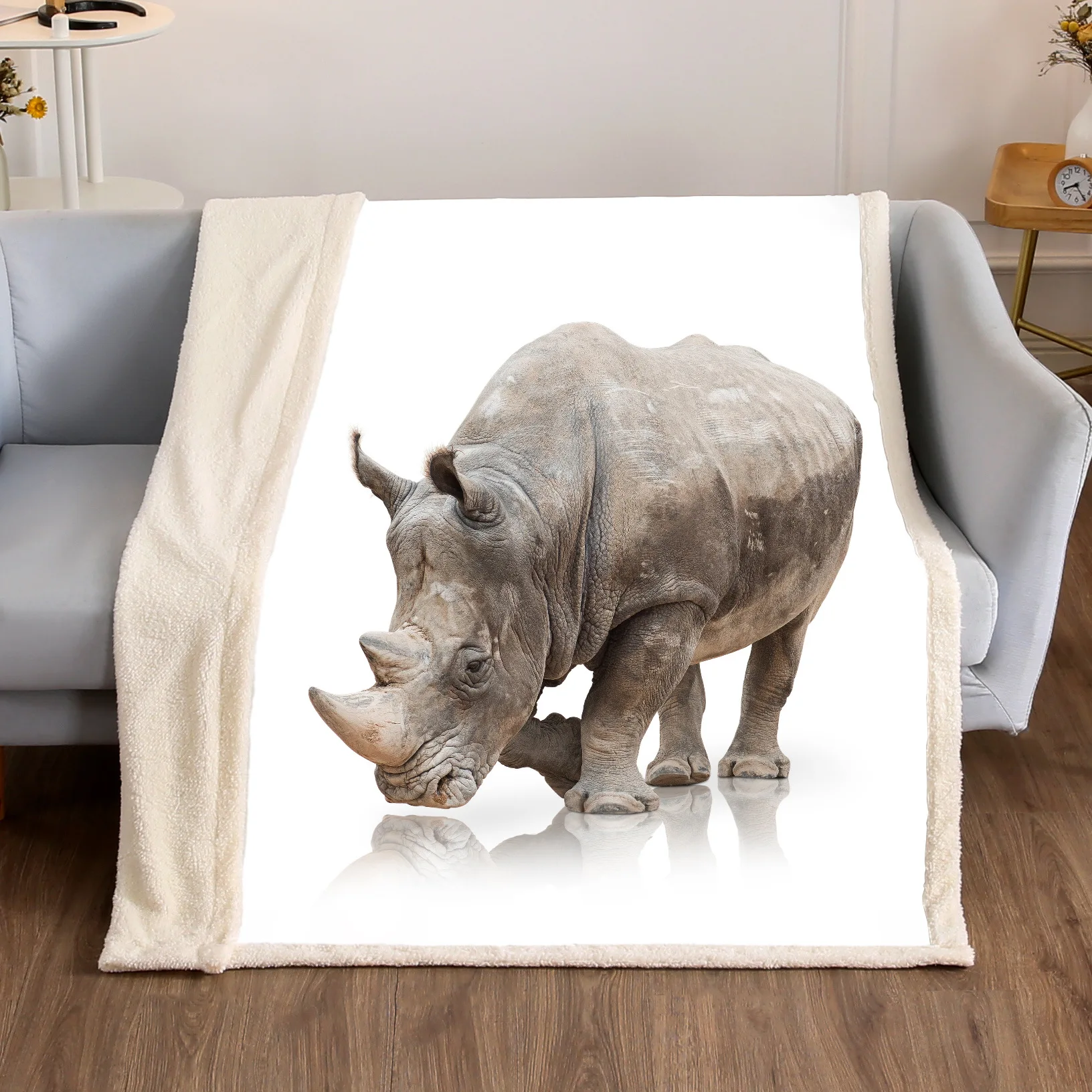 Custom Pattern Size Sofa Fleece Blanket Wholesale Sherpa Polar Wool Blankets For Winter