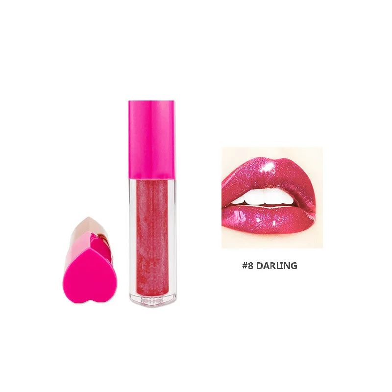 Hot Selling Free Shimmer Liquid Lip Gloss Private Label Custom Logo Shiny Glitter Clear Lipgloss