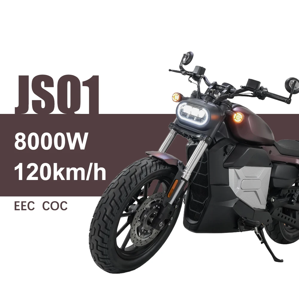 Street Legal 72V117Ah Electric Racing Motorcycle 8Kw Motor Power Moped Battery  Electric Motorcycles