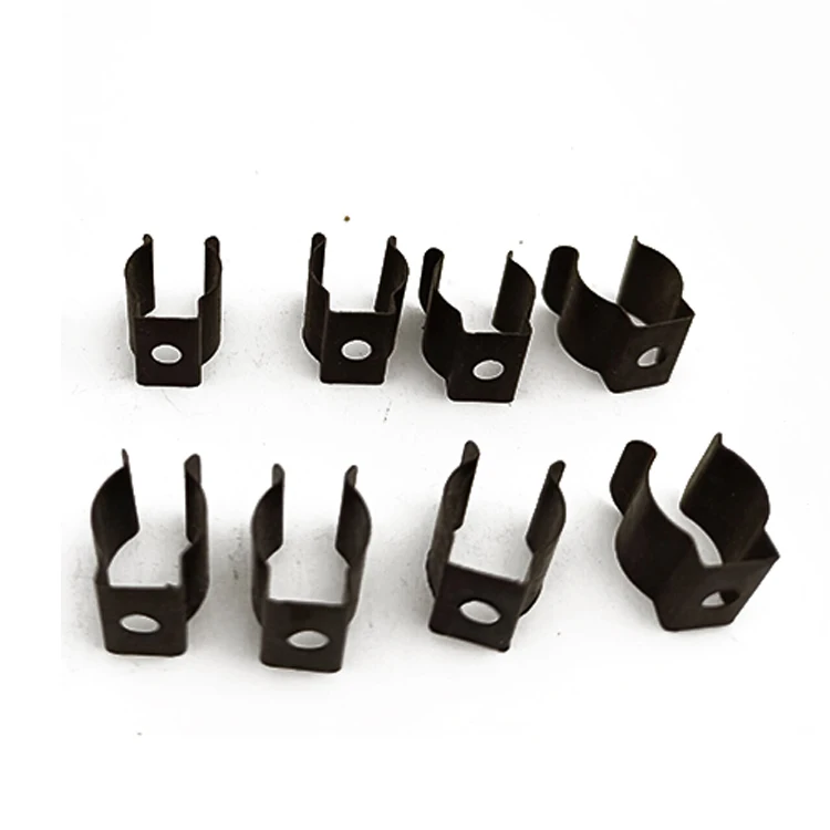 Oem Customized Size Stainless Sterel Spring Clip Small Metal Tube U Open Shaped Clamp