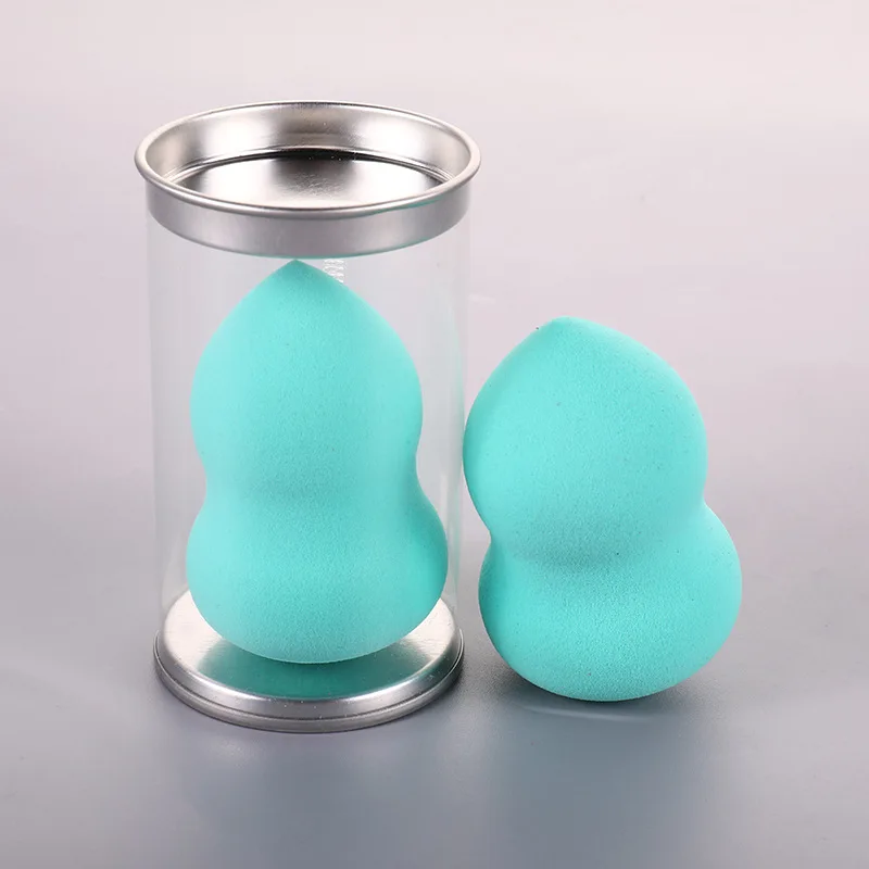 Laser Your Logo Beauty Sponges Makeup Sponges Green Makeup Tube With Sponge
