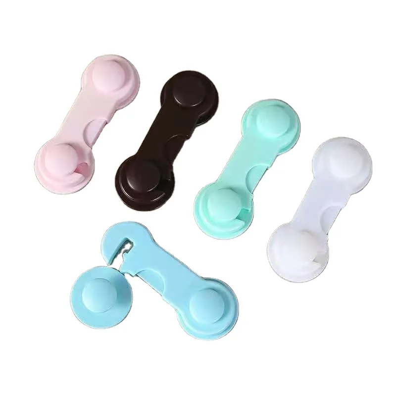 Cabinet Locks Straps Child Safety Latch Baby Proofing Cabinets Drawer Lock with Adhesive Easy Installation